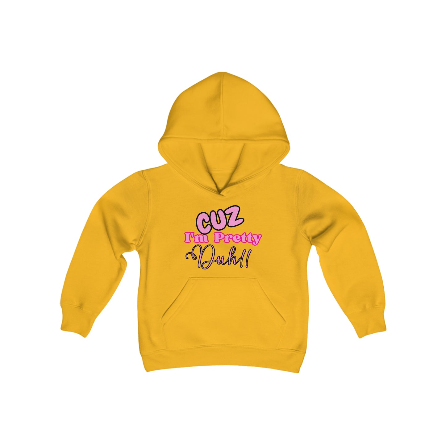 "I'm Pretty" Youth Hoodie